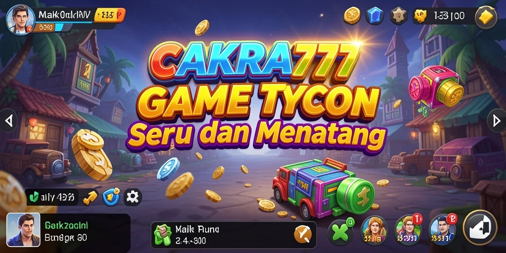 Tampilan gameplay Tycoon menarik dalam CAKRA777.