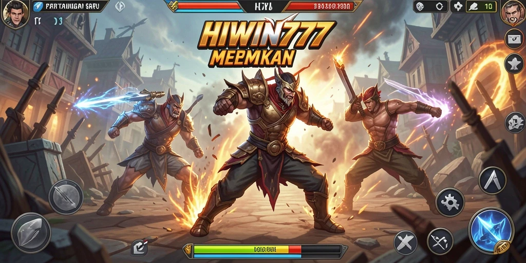 Tampilan mendebarkan dari gameplay HIWIN777 yang penuh aksi.