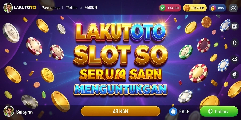 Tampilan menarik dari gameplay LAKUTOTO yang sederhana dan menyenangkan.