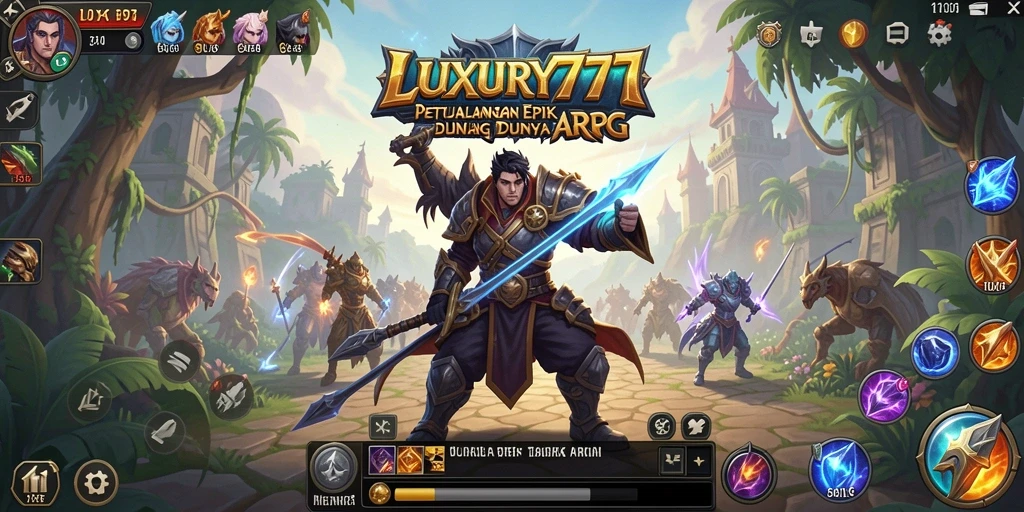 Tampilan gameplay <strong>LUXURY777</strong> yang mendebarkan dan penuh aksi.