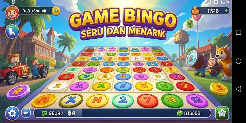 Tampilan gameplay seru dalam permainan Bingo diRP8.