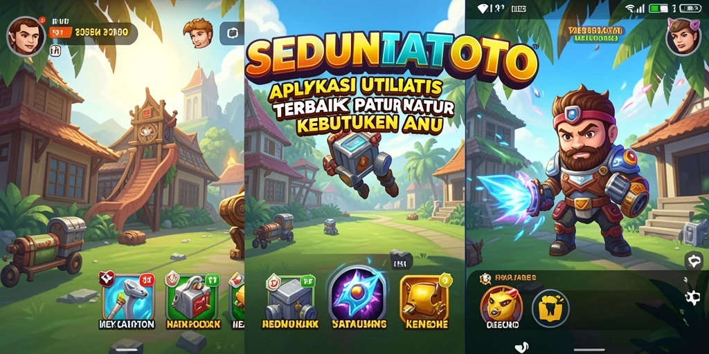 Tampilan antarmuka SEDUNIATOTO yang memudahkan navigasi dan penggunaan.