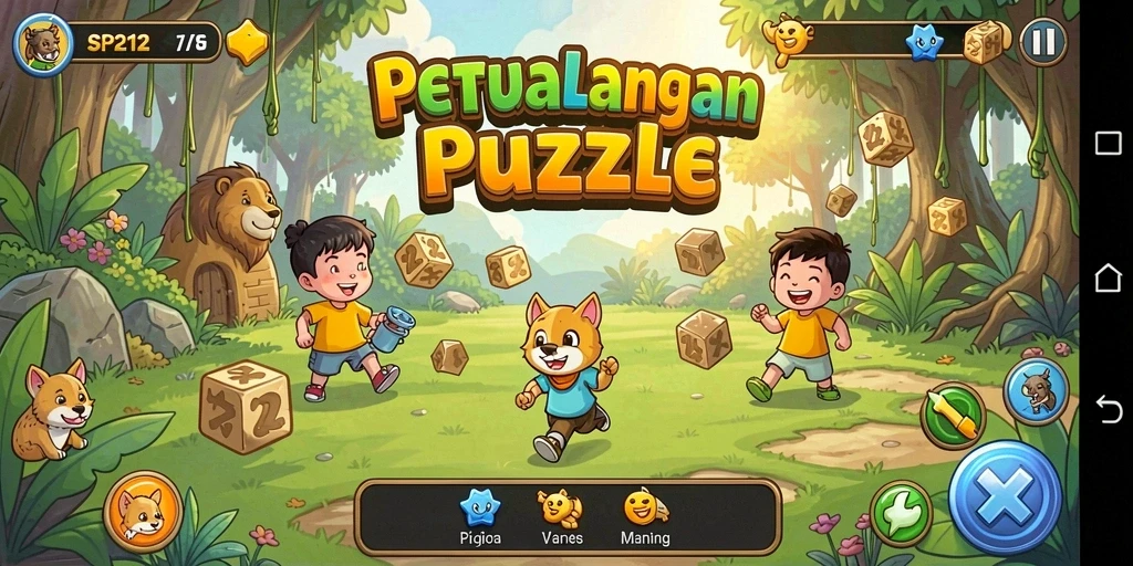 Tampilan gameplay SP212 yang menarik dan menantang di level tinggi.