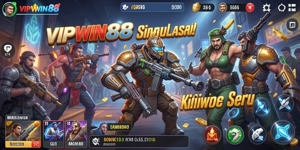 Screenshot gameplay VIPWIN88 menampilkan aktivitas seru dan interaksi karakter.